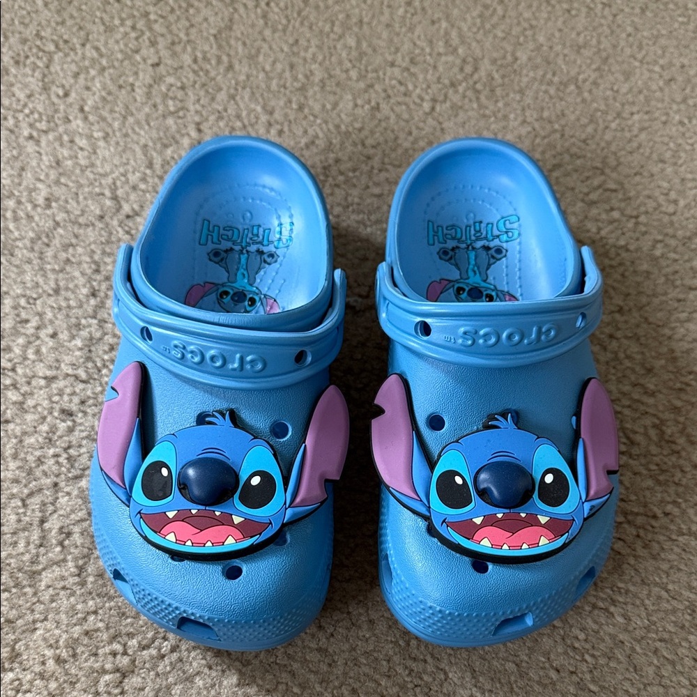 CROCS Kids Blue Stitch